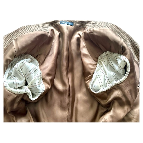 Polo Ralph Lauren Cashmere Wool Herringbone Windowpane Sport Coat Blazer 42L - Picture 14 of 16